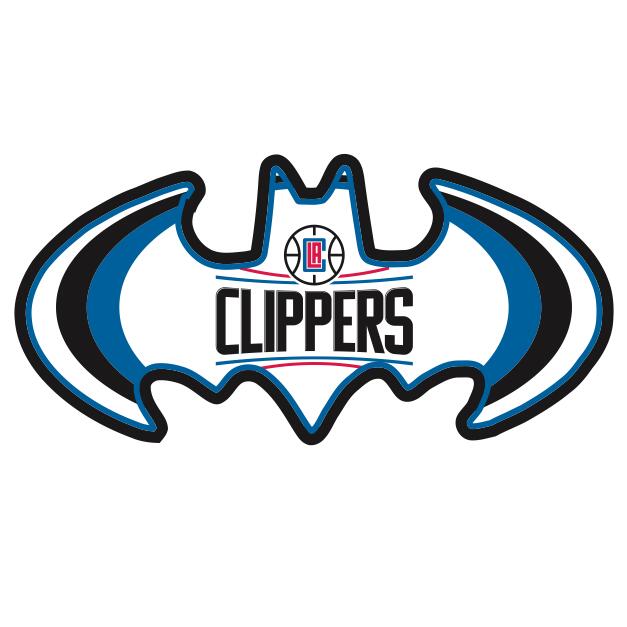 Los Angeles Clippers Batman Logo DIY iron on transfer (heat transfer)